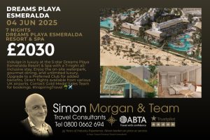 7 nights Dreams Playa Esmeralda Resort & Spa