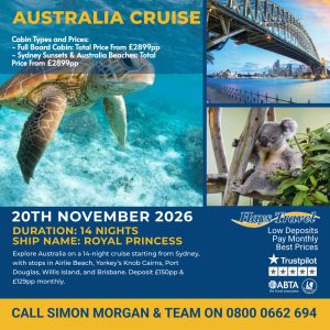 Duration: 14 Nights Ship Name: Royal Princess