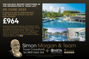 7 nights with breakfast The Waters Khao Lak by Katathani