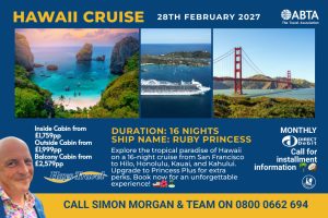 Duration: 16 Nights Ship Name: Ruby Princess