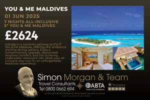 7 nights all-inclusive 5* You & Me Maldives