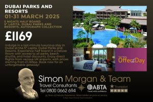 5 nights half board 5* Lapita, Dubai Parks and Resorts, Autograph Collection