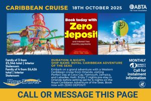 Duration: 6 Nights Ship Name: Royal Caribbean Adventure of the Seas