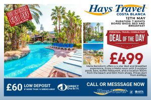 Duration: 7 nights Board Basis: Bed and Breakfast