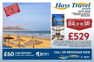 Duration: 7 nights Board Basis: All Inclusive