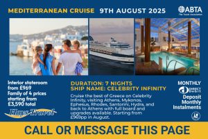 Duration: 7 Nights Ship Name: Celebrity Infinity