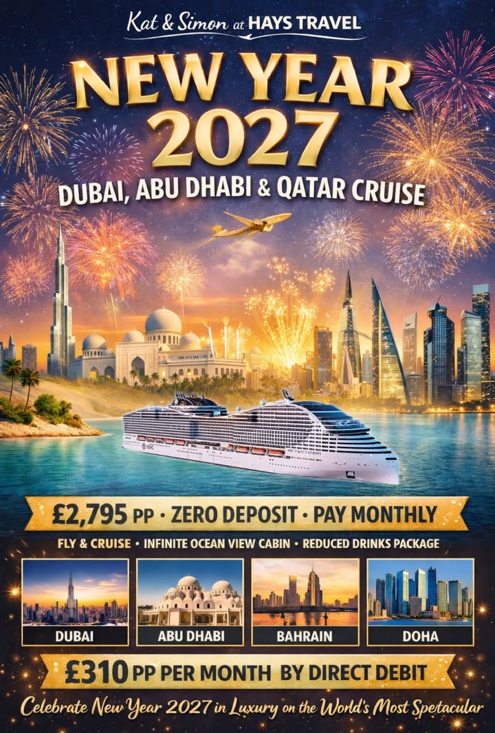 🌟✨ New Year in Dubai on MSC World Europa ✨🌟