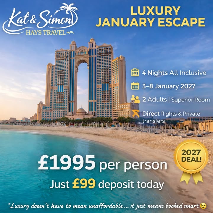 Wow! Rock-Star Power Break in 2027 UAE – £1995pp – Book Now!