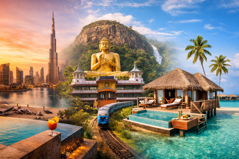 Multi-Centre Dream 2027 Dubai, Sri Lanka & Maldives in One Unforgettable Holiday