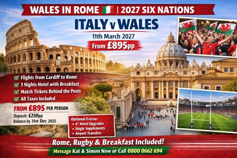 WALES IN ROME | 2027 SIX NATIONS
