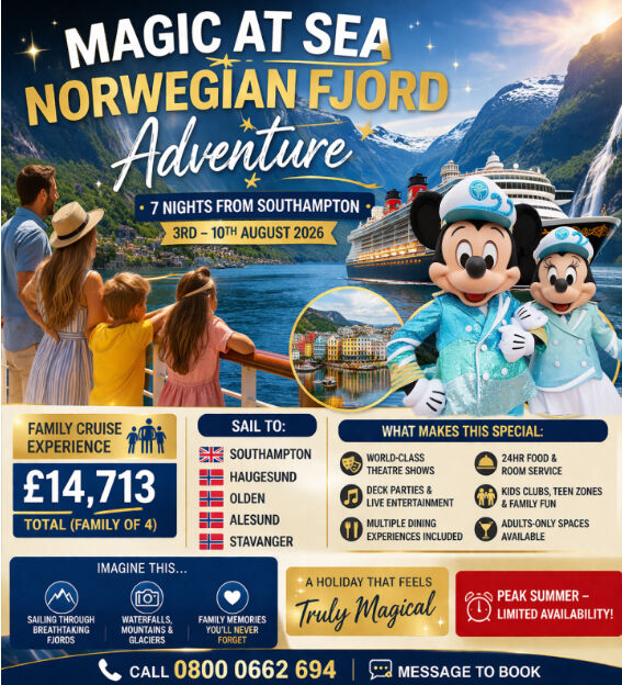 Disney Magic in the Norwegian Fjords ✨❄️