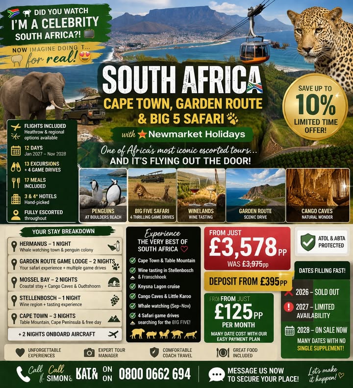 🇿🇦🐘 LIVE ‘I’M A CELEBRITY SOUTH AFRICA’ EXPERIENCE 🐆🔥