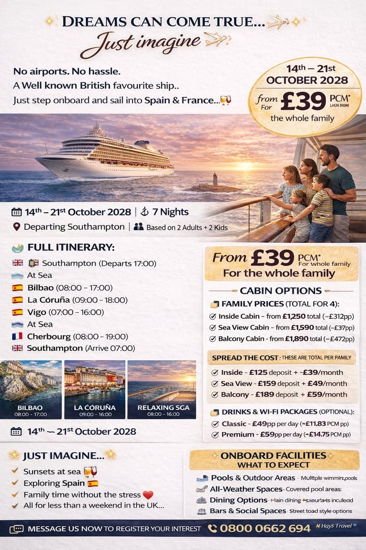🚢 CRUISE INTO THE FUTURE: SPAIN & FRANCE 🛳✨