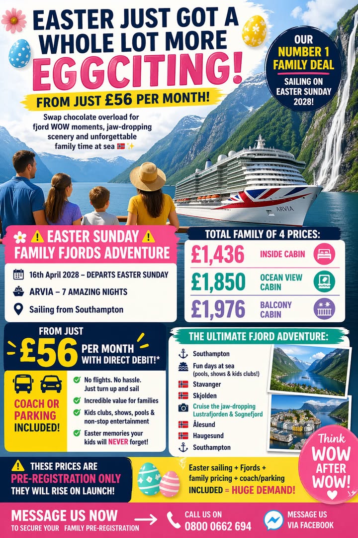 EASTER SUNDAY FAMILY FJORDS ADVENTURE 🚨🌸