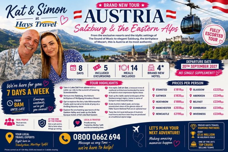 🇦🇹✨ FULLY ESCORTED AUSTRIA TOUR 2027 ✨🇦🇹