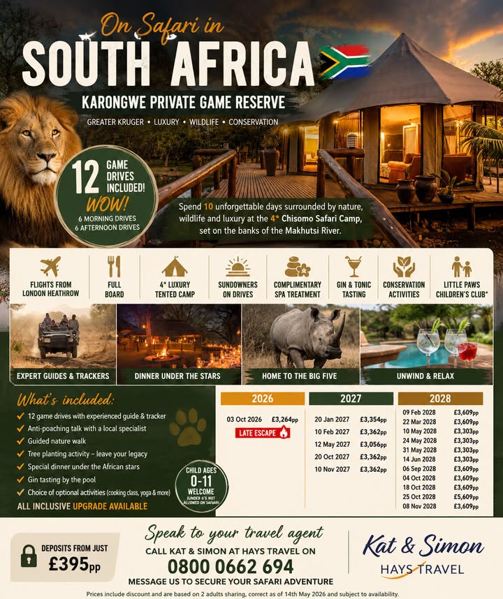 🦁🇿🇦 ON SAFARI IN SOUTH AFRICA 🇿🇦🦁