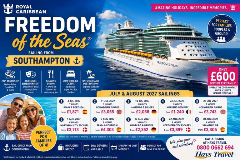 FREEDOM OF THE SEAS | SOUTHAMPTON 2027