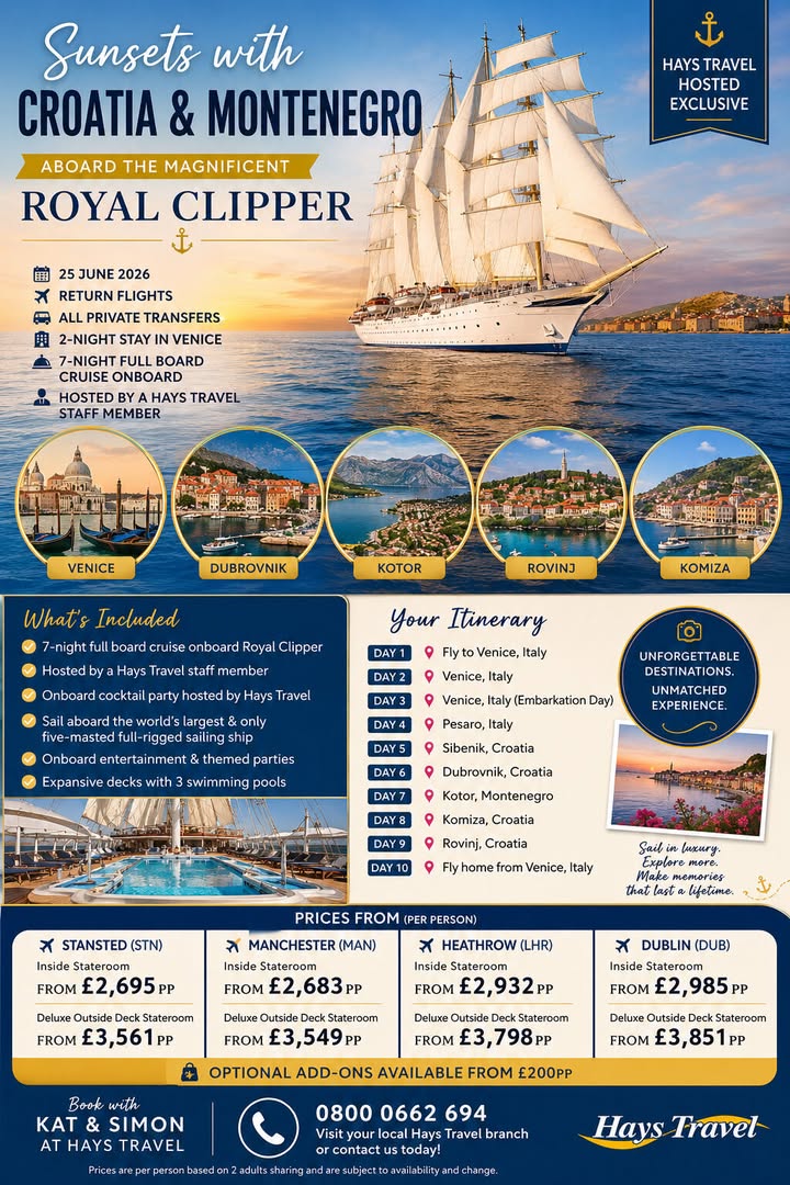 ⛵✨ SAIL THE ADRIATIC IN TRUE LUXURY ✨⛵